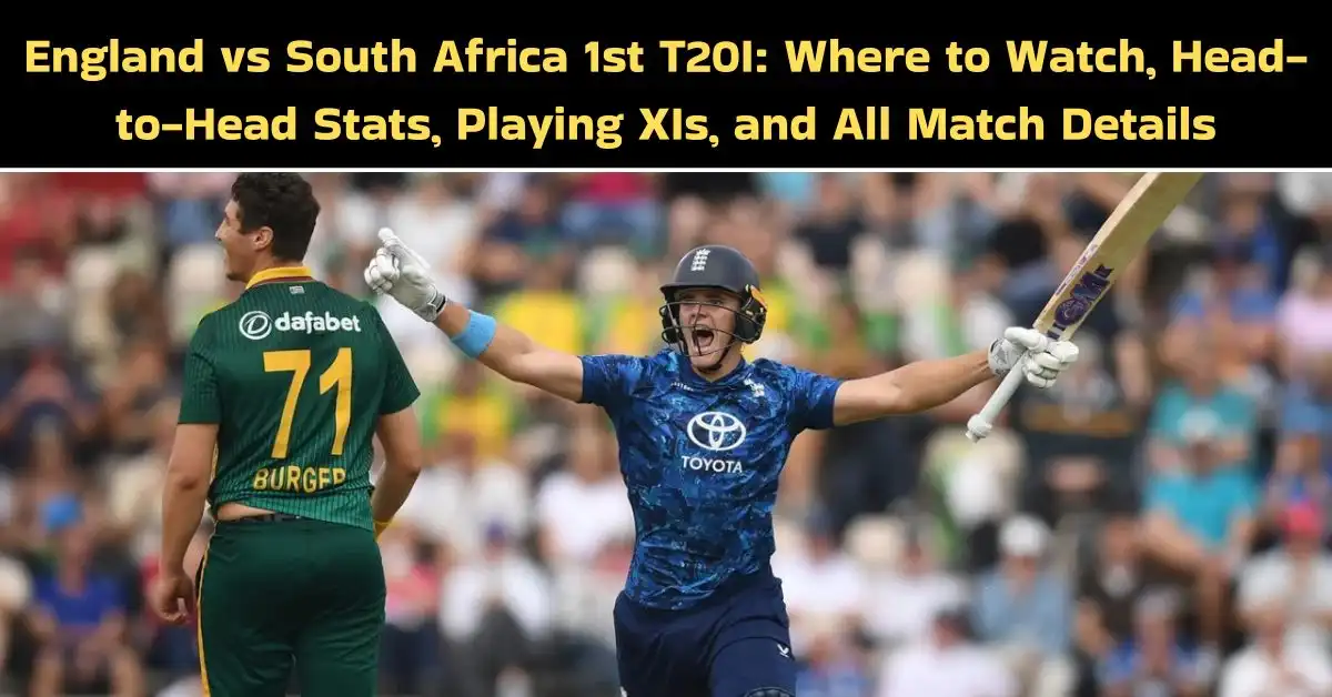 England vs South Africa 1st T20I