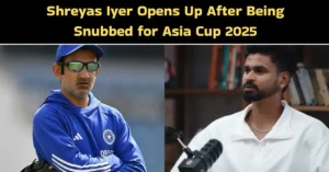 Shreyas Iyer Opens Up After Being Snubbed for Asia Cup 2025