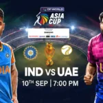 India vs UAE Asia Cup 2025