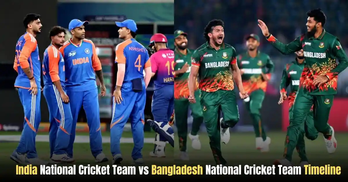 India National Cricket Team vs Bangladesh National Cricket Team Timeline