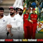 Zimbabwe National Cricket Team vs India National Cricket Team Timeline